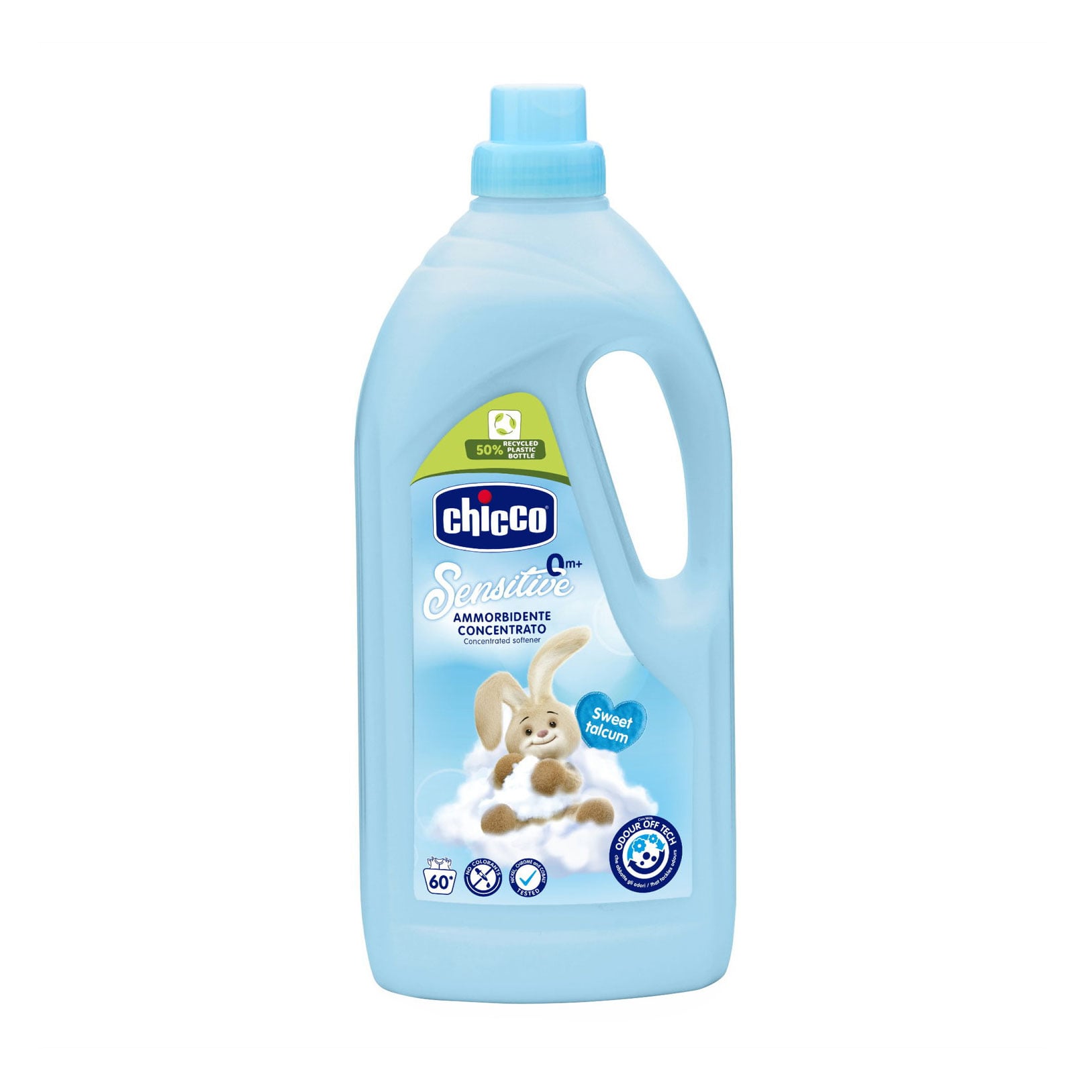 Пом'якшувач тканин Chicco Sensitive Sweet Talcum, 1.5 л (67294.21)